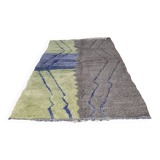 Handmade wool Berber rug 250 X 150 CM