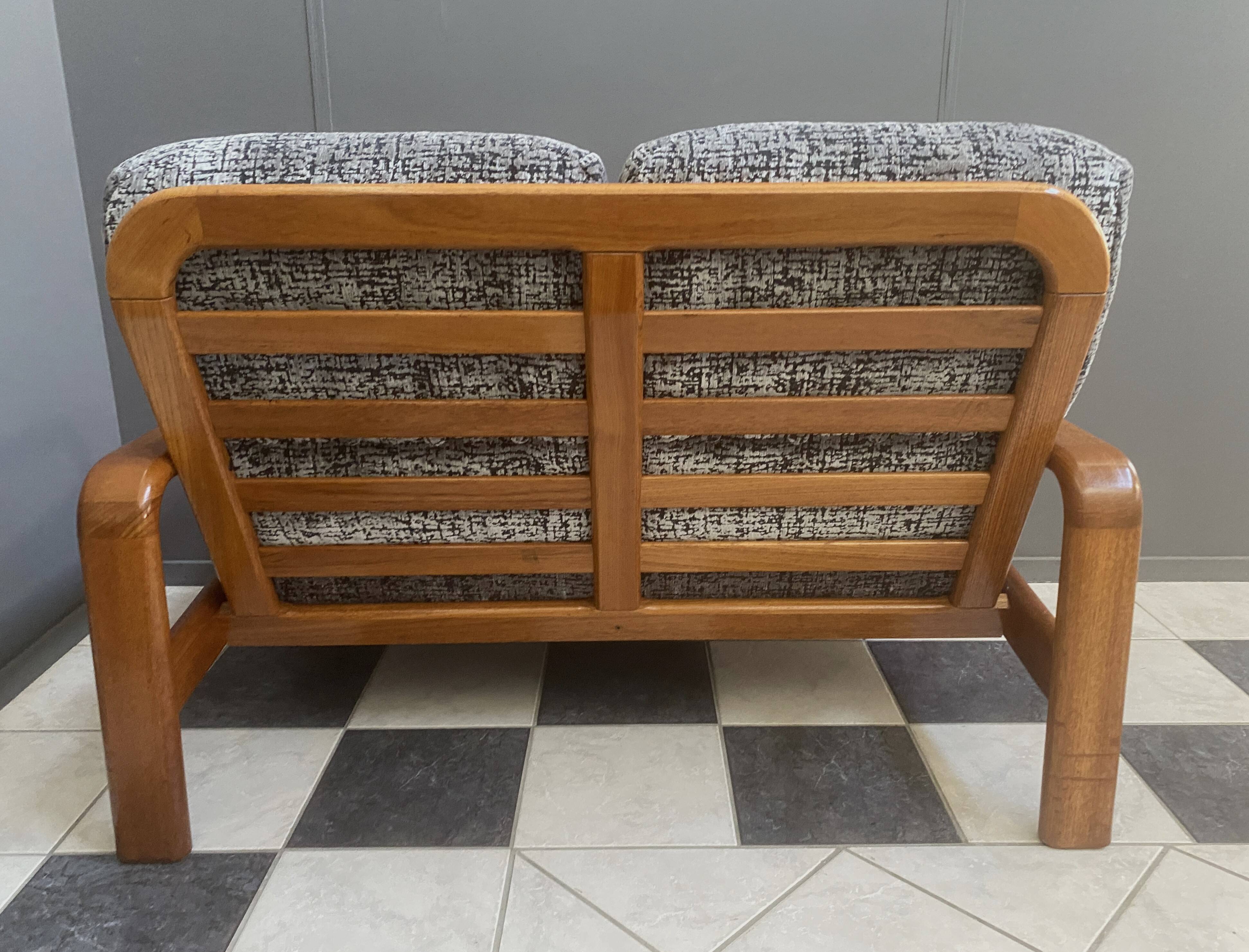 Two seat Danish Sofa by Burchardt Nielsen 1970s
