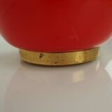 All Glass Table Lamp by Valasske Mezirici, 1960s, Czechoslovakia