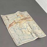Old school geographical map, Rossignol edition