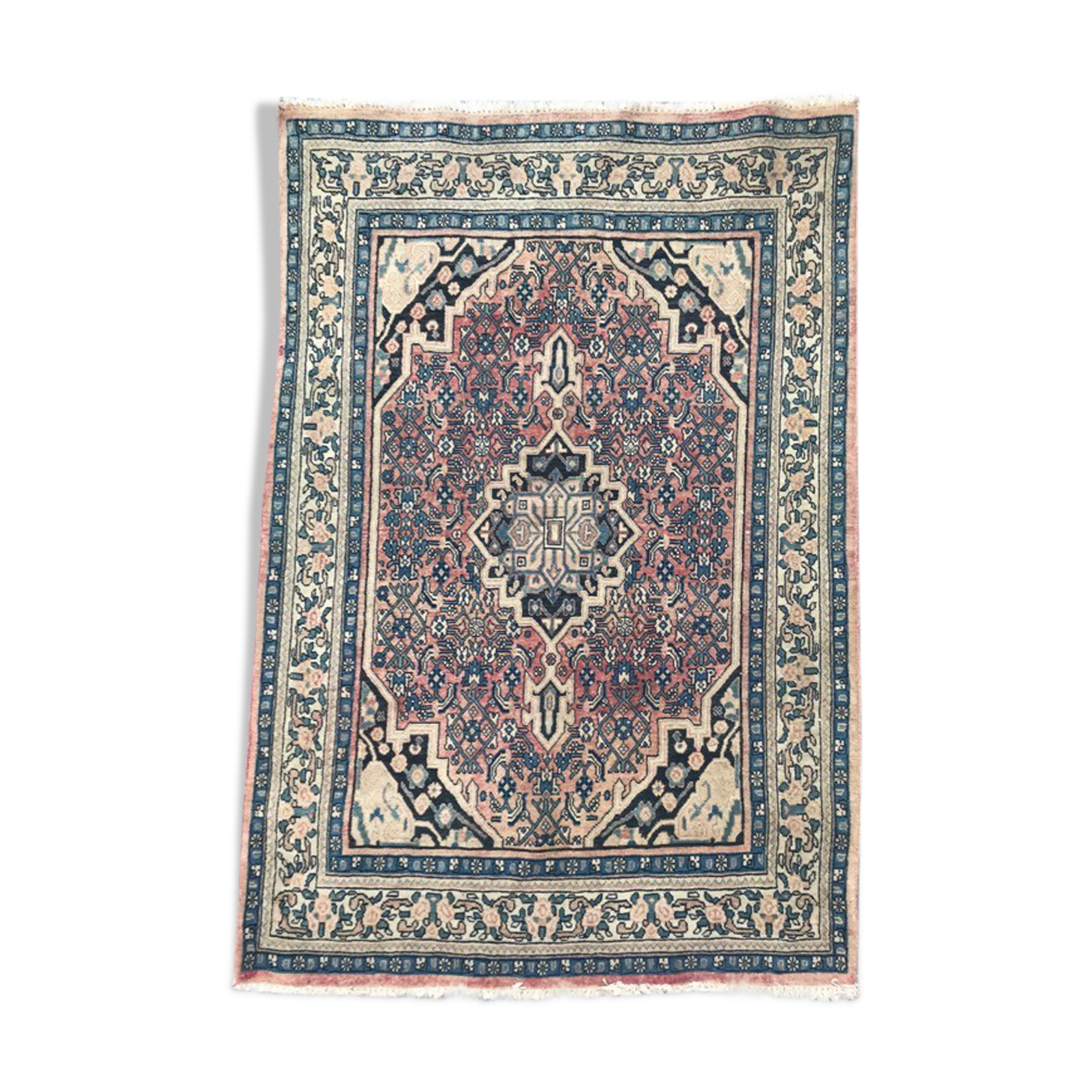 Handmade Tabriz ancient Persian rug - 108x160 cm