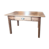 Solid walnut farmhouse coffee table