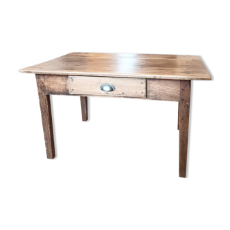 Solid walnut farmhouse coffee table