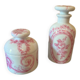 Set of porcelain pots of paris