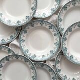 10 earthenware soup plates "Cahors" Saint Amand