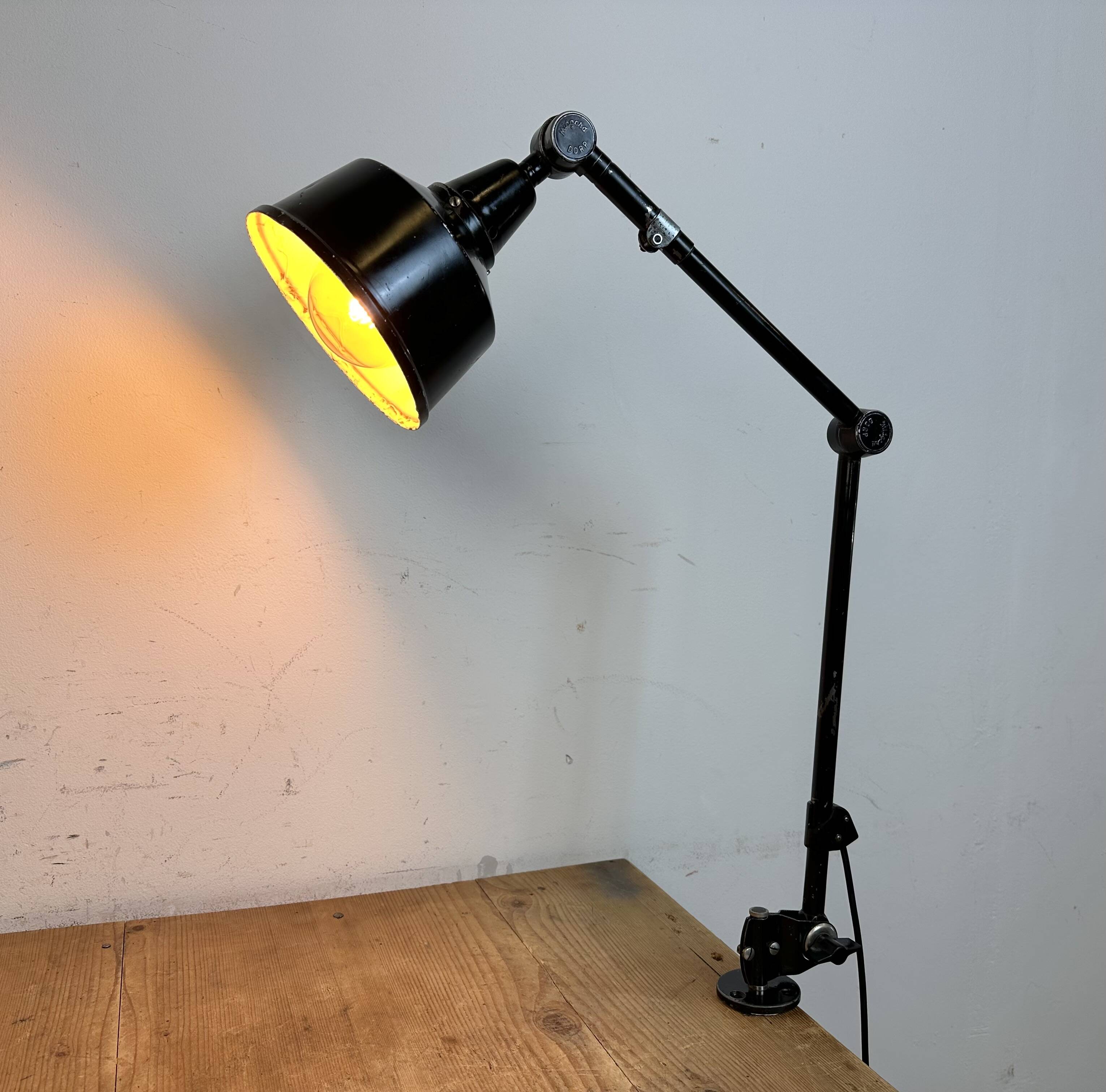 Industrial ddrp desk or wall lamp by curt fischer for midgard, 1930s