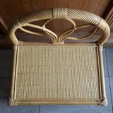 Rattan bedside table or end table