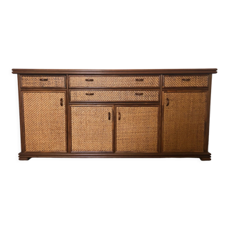 Rattan sideboard