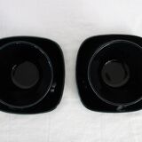 2 cups with saucers New Time Boch Frères 1955