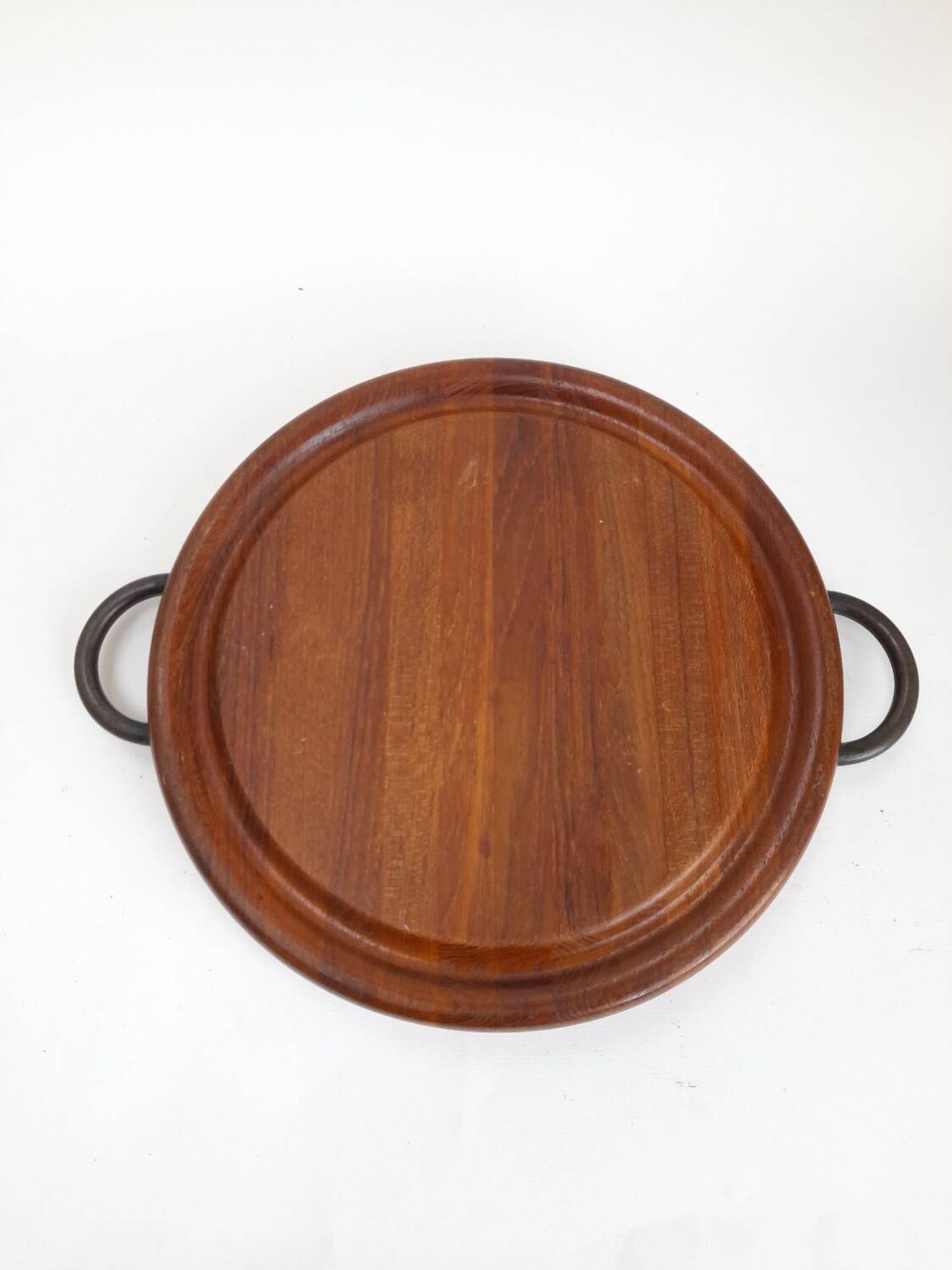 Plat à aperitif en teak 1960s Digsmed