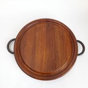 Plat à aperitif en teak 1960s Digsmed