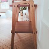 Renovated vintage Scandinavian style modernist shelf, 1960s.