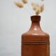 Bottle vintage glazed terracotta vase