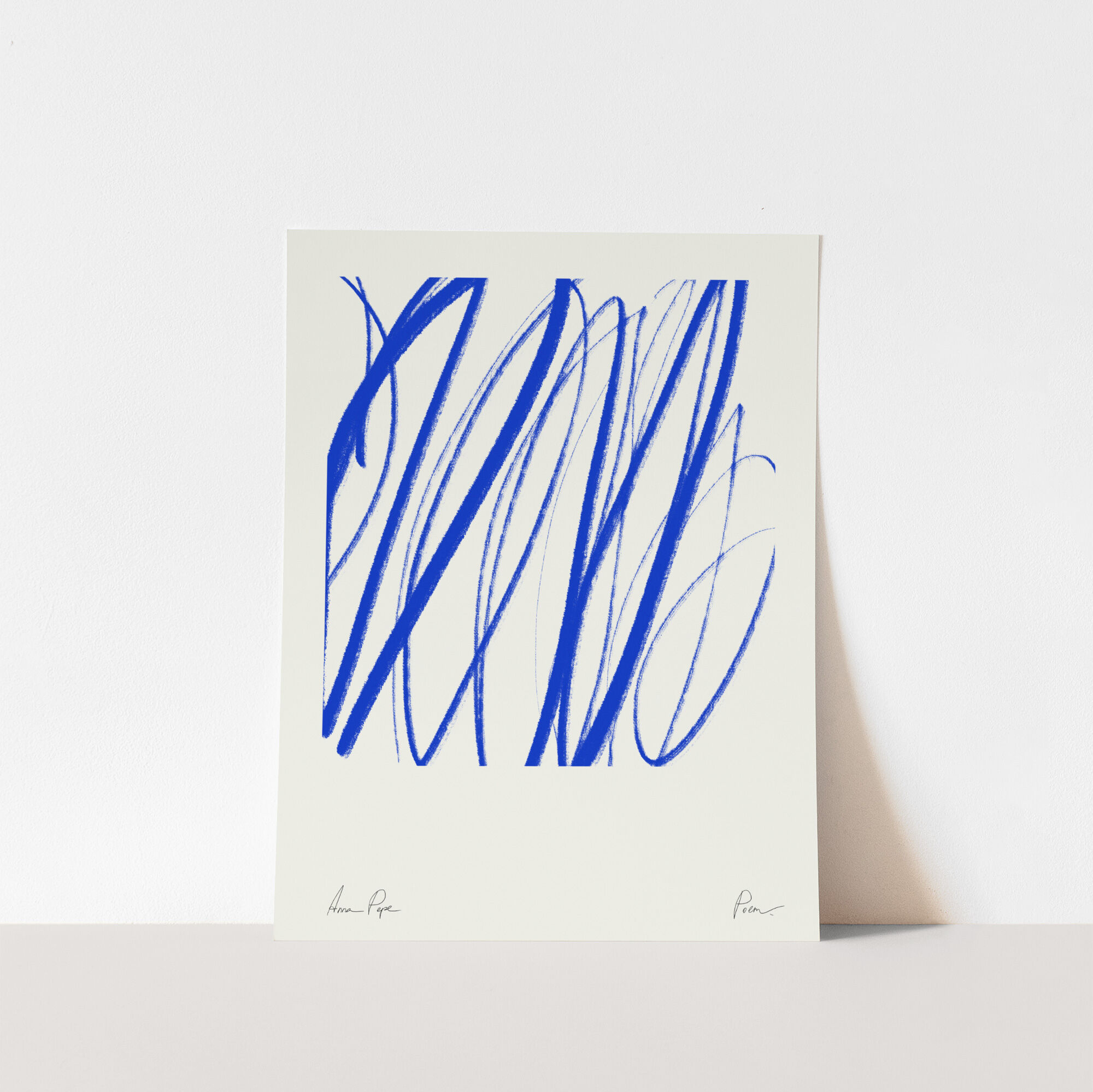 Abstract painting giclee print, 50x70cm