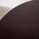 Round mahogany table, Danish design, 1970s, made in Denmark.