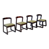 Set of four Italian dining chairs attr. to Willy Rizzo