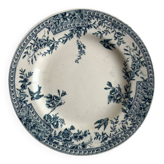 Assiette, plate, terre de fer Cérès KG Lunéville