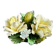 Rose porcelain barbotine candlestick - Capodimonte Italy - Ref 1378