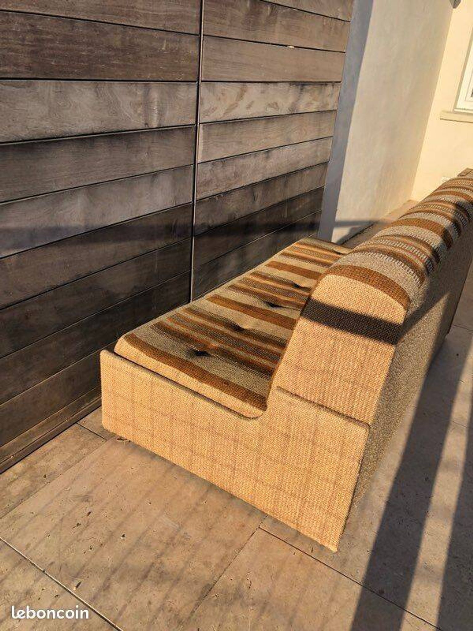 Striped Tweed Sofa