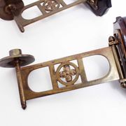 Pair of wall candle holders