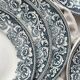 6 flat plates in iron earth “Croix de Lorraine” Saint Amand and Hamage
