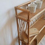 Shelves wicker vintage 100x82cm