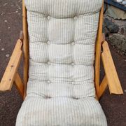 Paire de fauteuils pliants à 3 positions variables modèle Kontiki par Gillis Lundgren