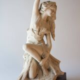 Original sculpture. Figura femenina de porcelana. Contemporary sculpture