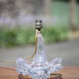 Pied de lampe en cristal