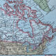 Map of Canada - 20x29cm 1922
