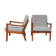 Paire de fauteuils danois Ole Wanscher 1960