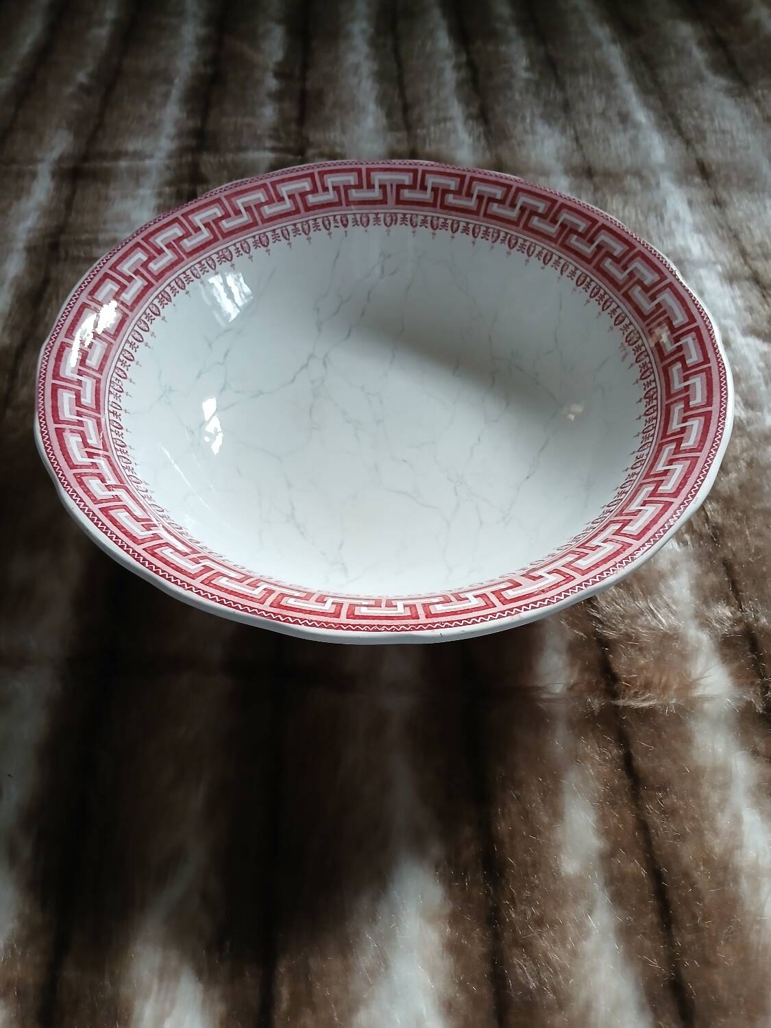 Large dish/old salad bowl Creil and Montereau