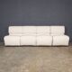 Italian 20thc set of four seats in cream boucle c.1980