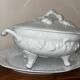 Vegetable soup tureen porcelain PH Deshoulièrrs