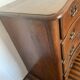 Antique curved commode in solid wood in the Louis XV style – 4 drawers