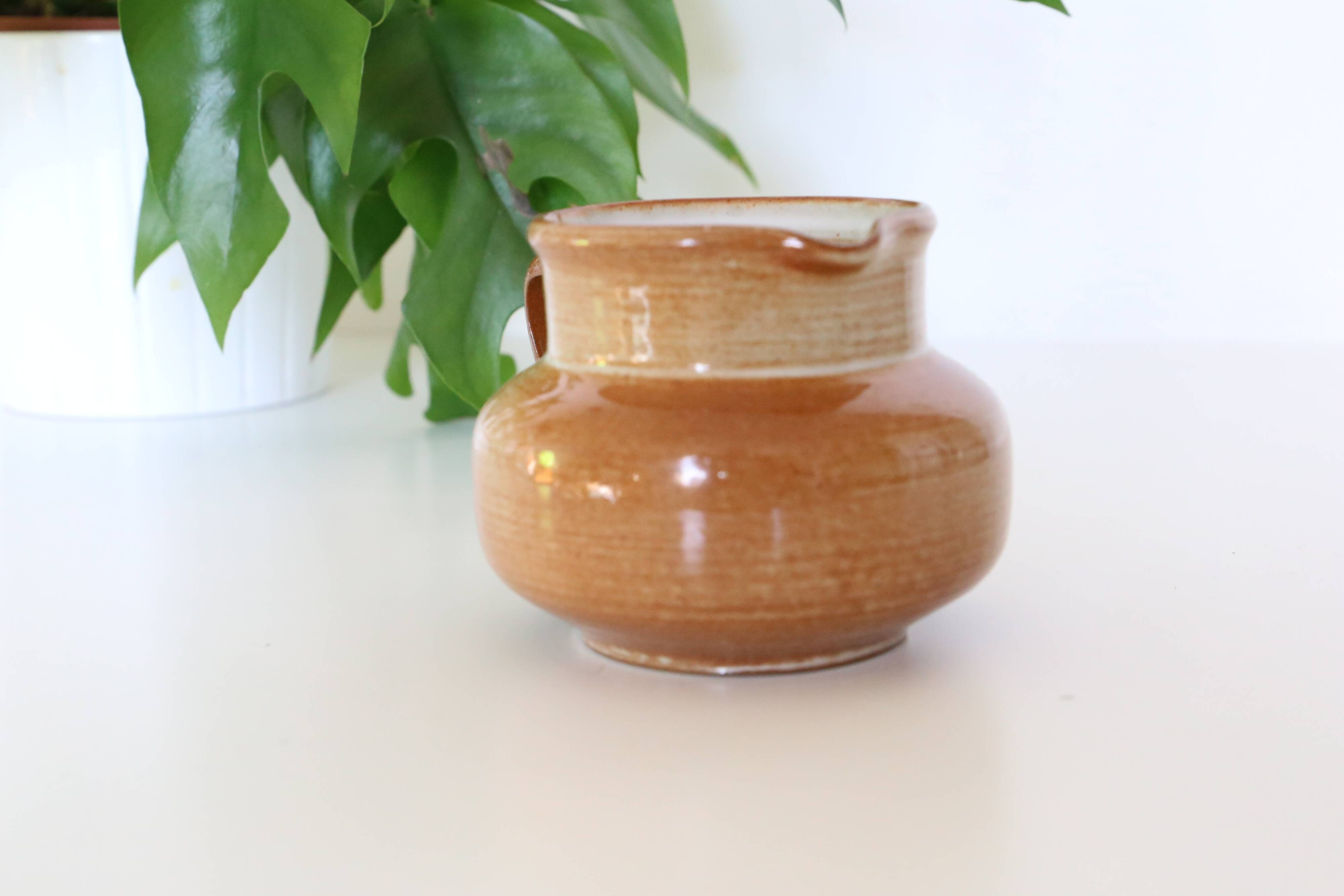 Pot à lait en grès, poterie Mongolfier, France