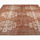 Vintage persian overdyed carpet hamdade oriental rust wool area rug- 295x360cm