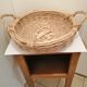 Rattan and wicker basket