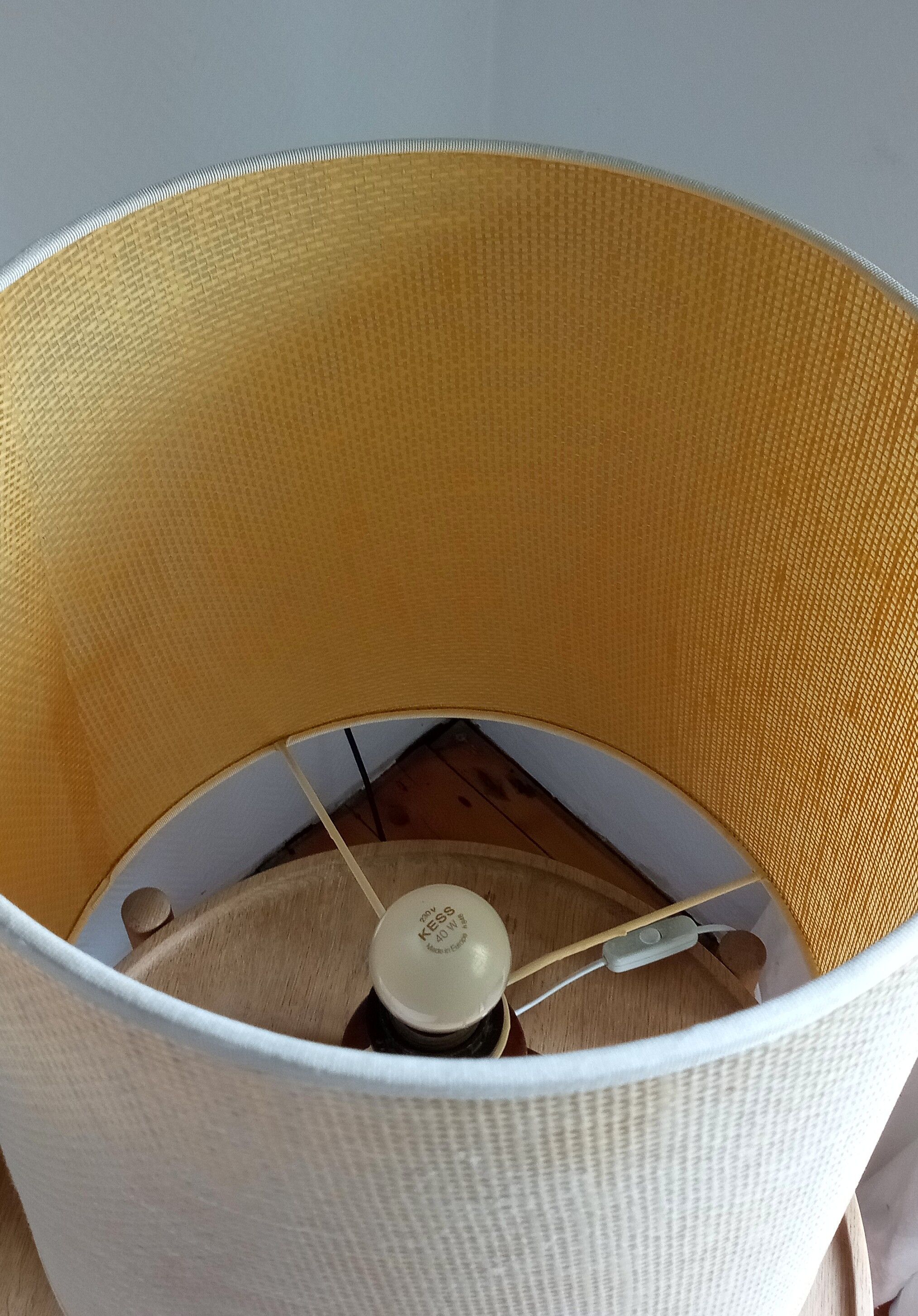 Ceramic lamp from the 70s