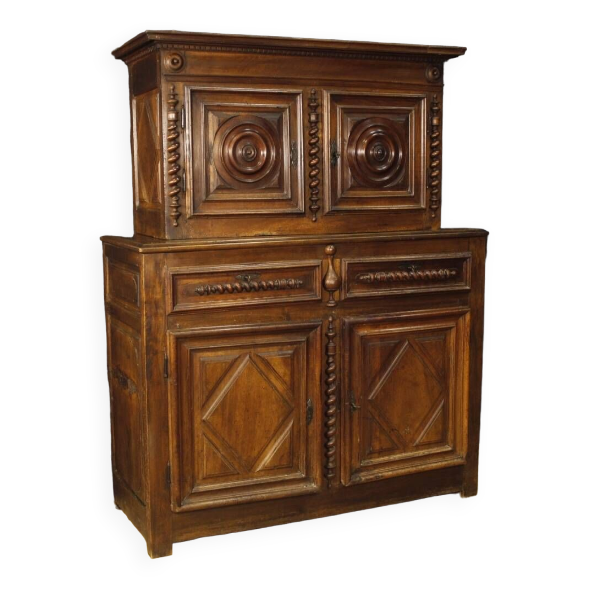 Antique French cupboard from 18th century