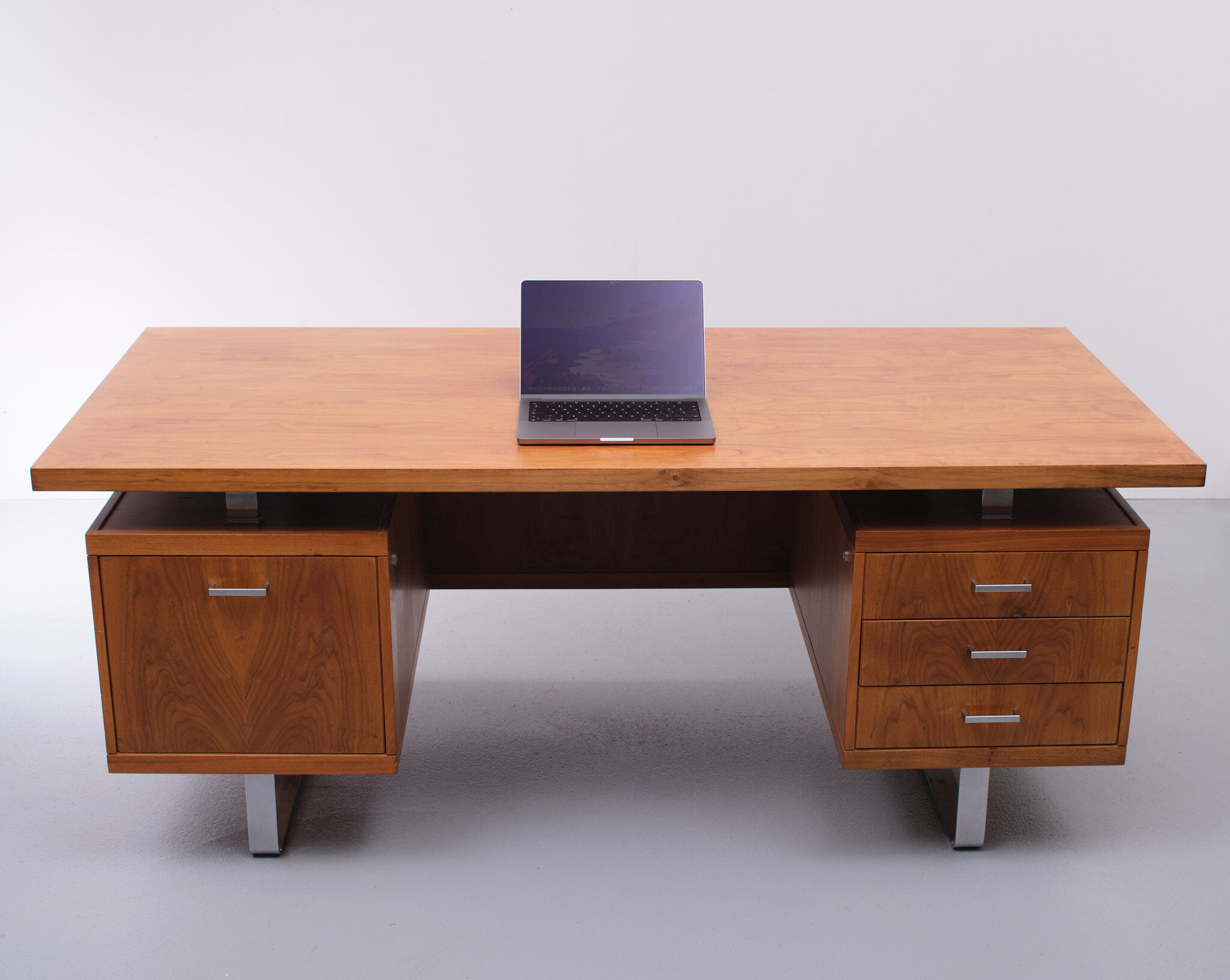 Jórgen Pedersen Teak Desk Denmark 1960s