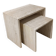Nested tables in travertine