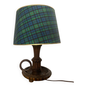 Lampe en bois vintage