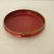 Ceramic empty pocket / bowl with prehistoric Lascaux decor Signed Paule