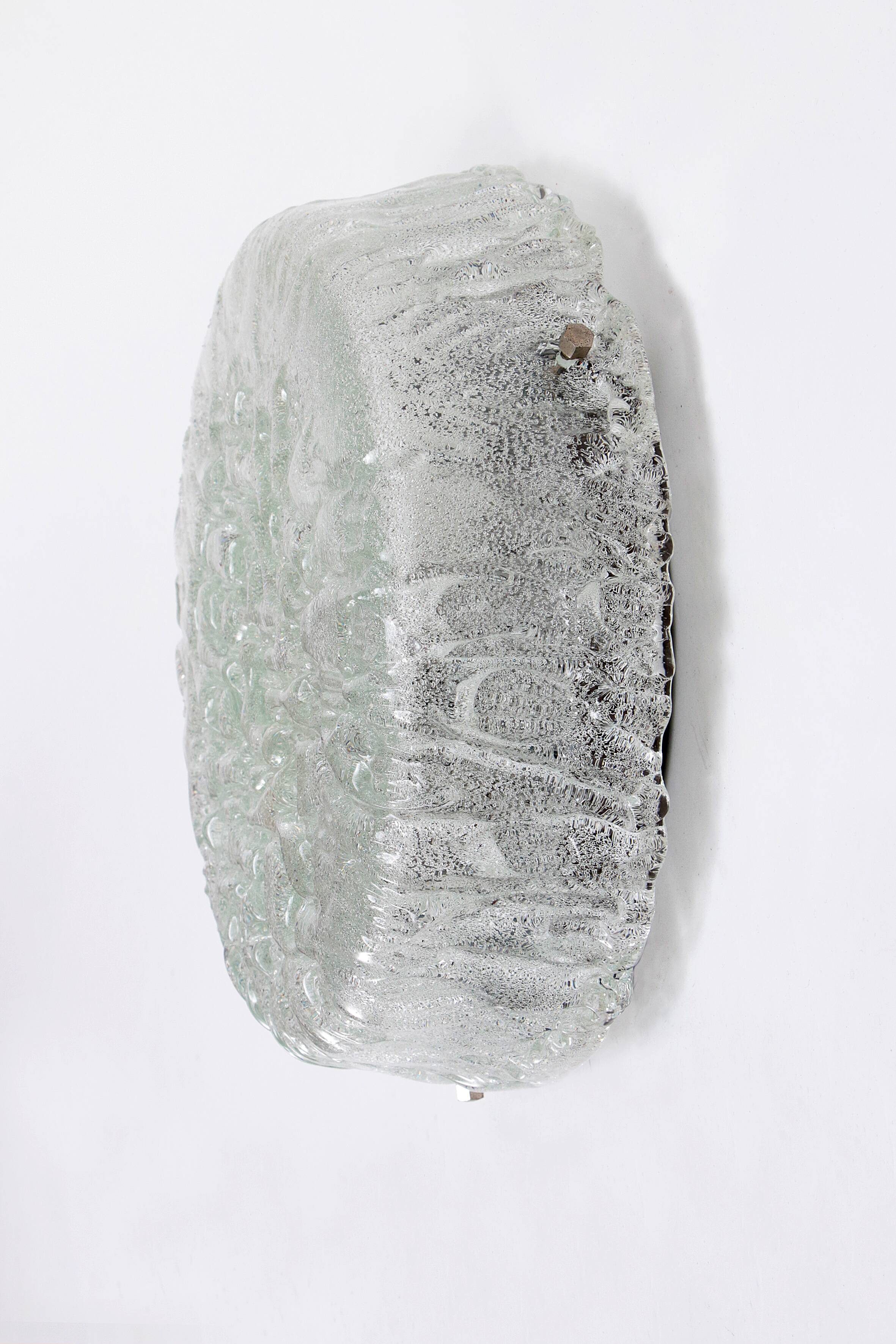 German vintage round ceiling lamp or wall lamp by Kaiser Idell, 1960s