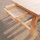 Table de ferme et deux bancs