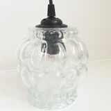 Bubbled glass hanging