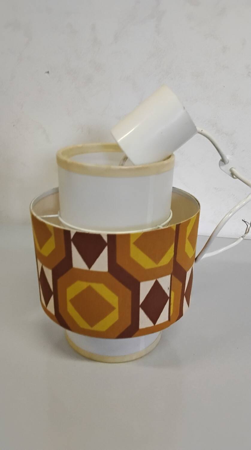 Pair of vintage 1970s chandeliers/pendant lights