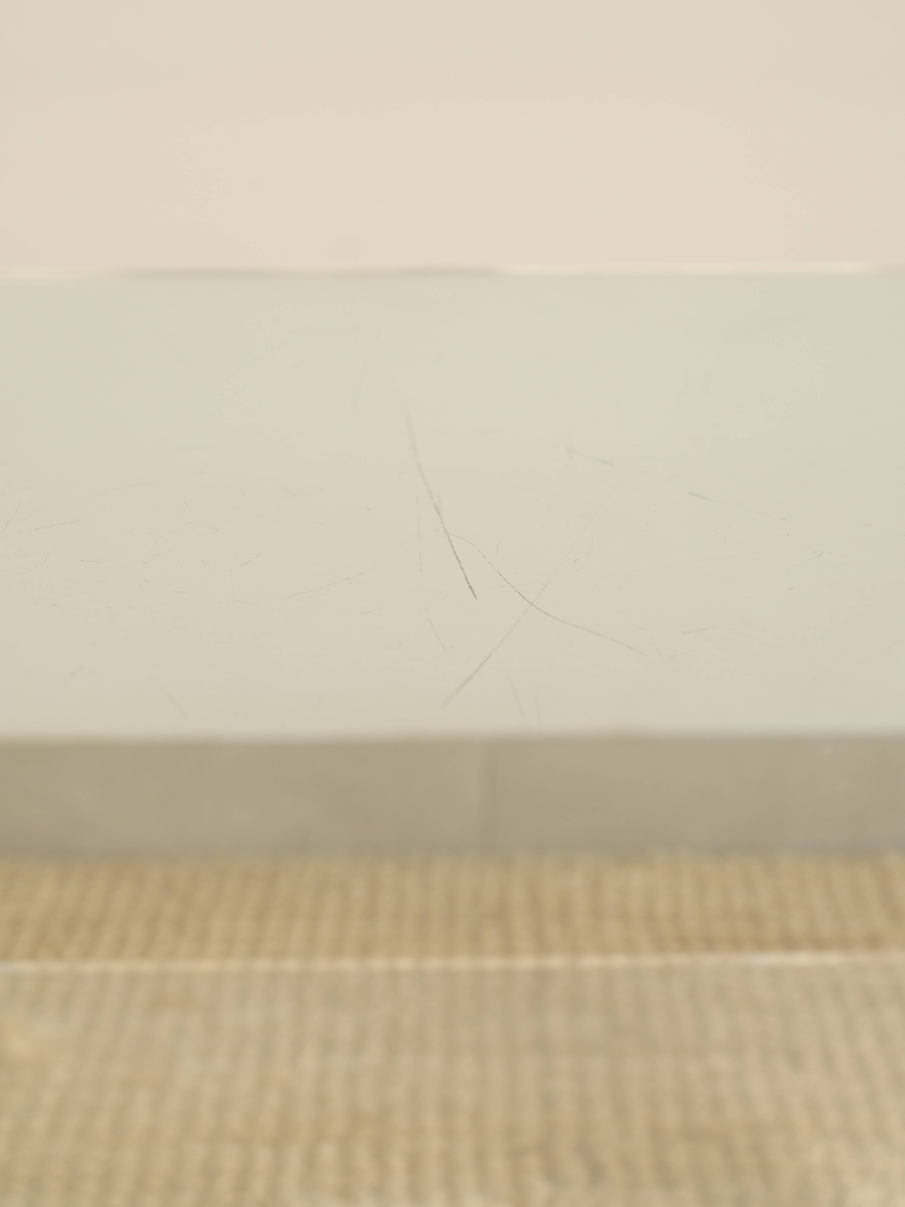 Glass and plexiglass coffee table - David Lange