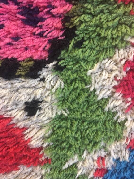 1960s Swedish wool rug